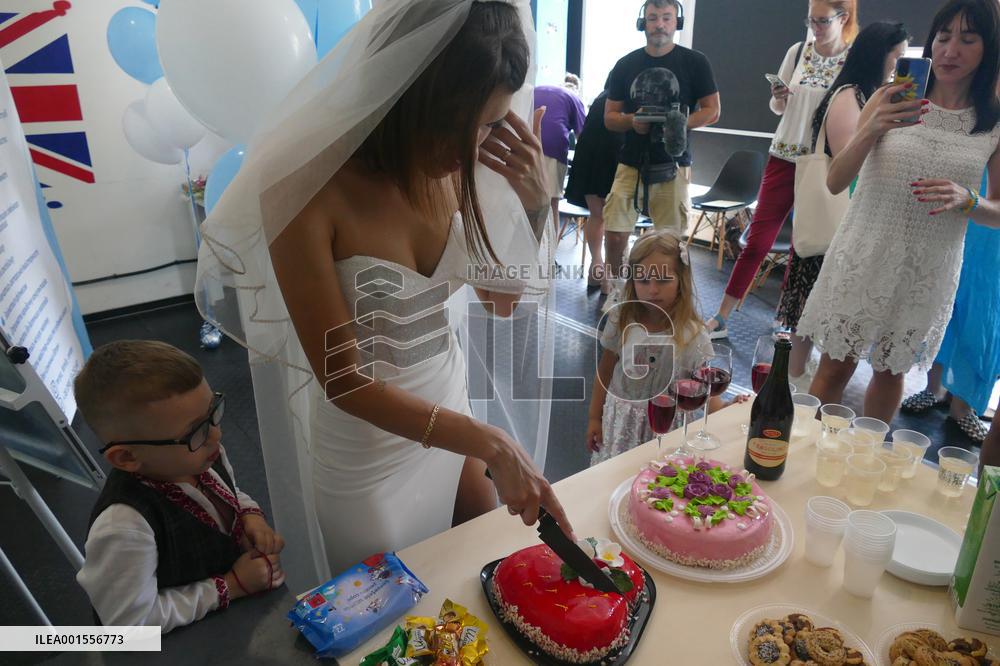 Wedding of Ukrainian defenders in Odesa