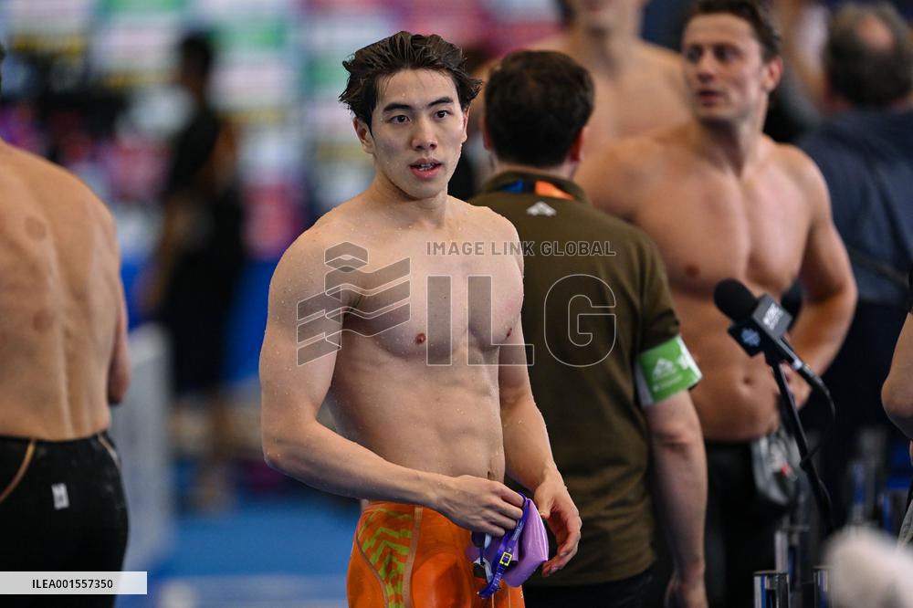 (SP)JAPAN-FUKUOKA-WORLD AQUATICS CHAMPIONSHIPS-SWIMMING-DAY 3