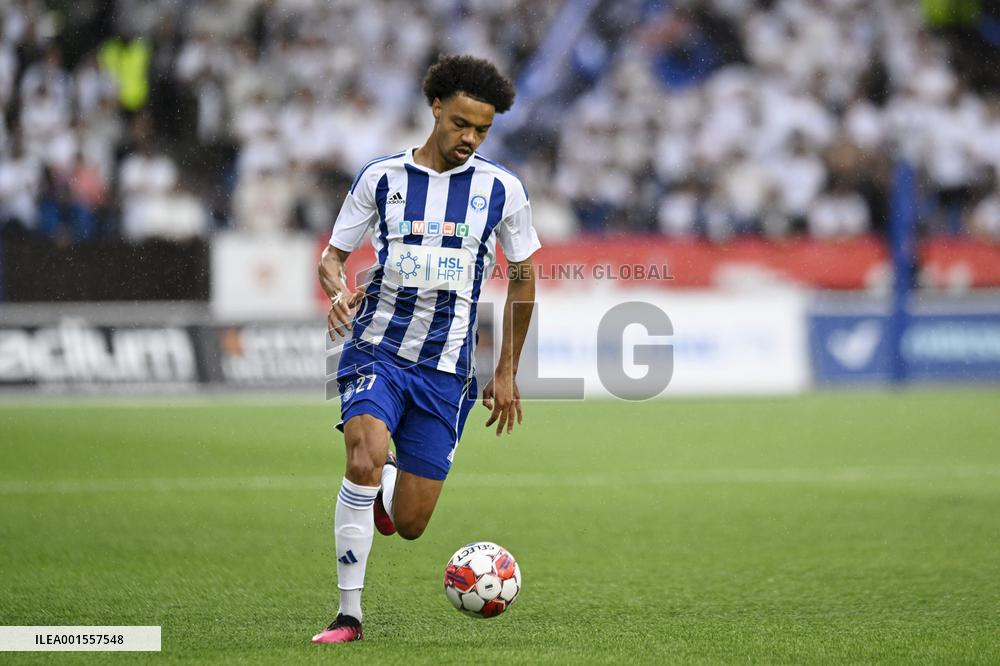 UEFA Champions League second qualifying round match HJK v. Molde FK