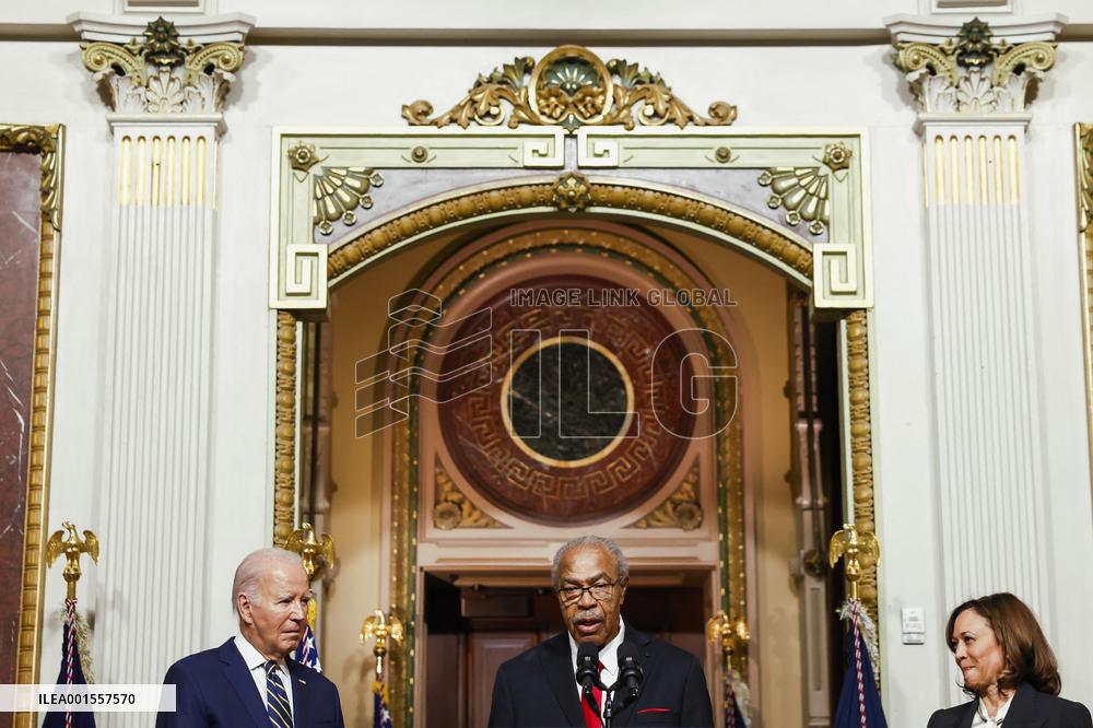 DC: President Joe Biden hosts event to establish the Emmett Till and Mamie Till-Mobley National Monument