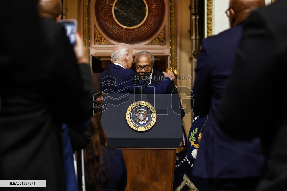 DC: President Joe Biden hosts event to establish the Emmett Till and Mamie Till-Mobley National Monument