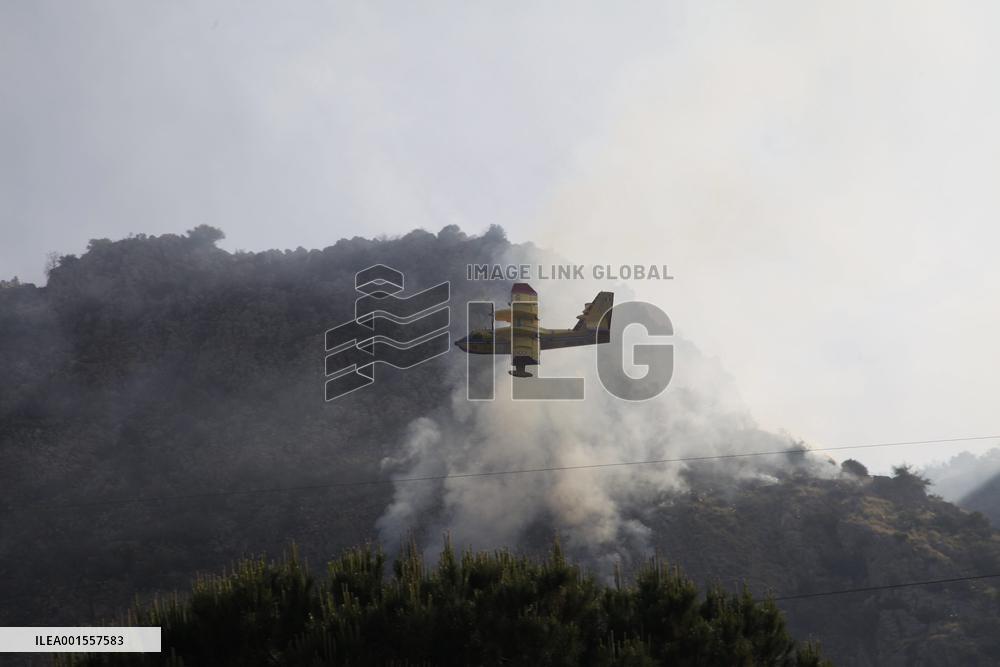 Wildfires Around Palermo