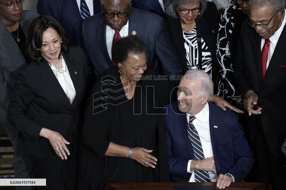 Joe Biden signs Emmett Till National Proclamation - Washington