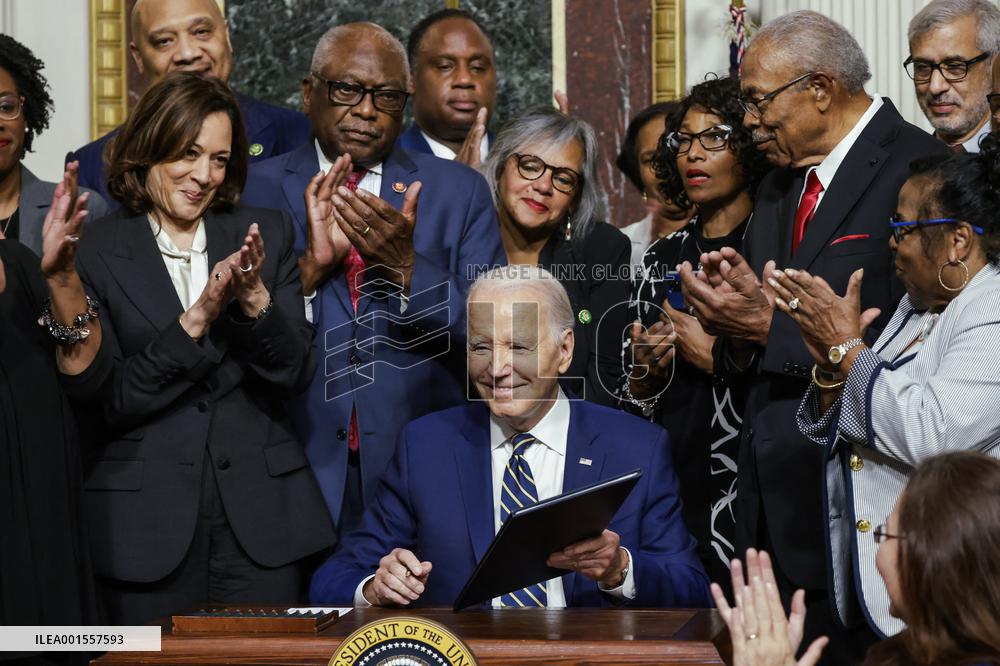 DC: President Joe Biden hosts event to establish the Emmett Till and Mamie Till-Mobley National Monument