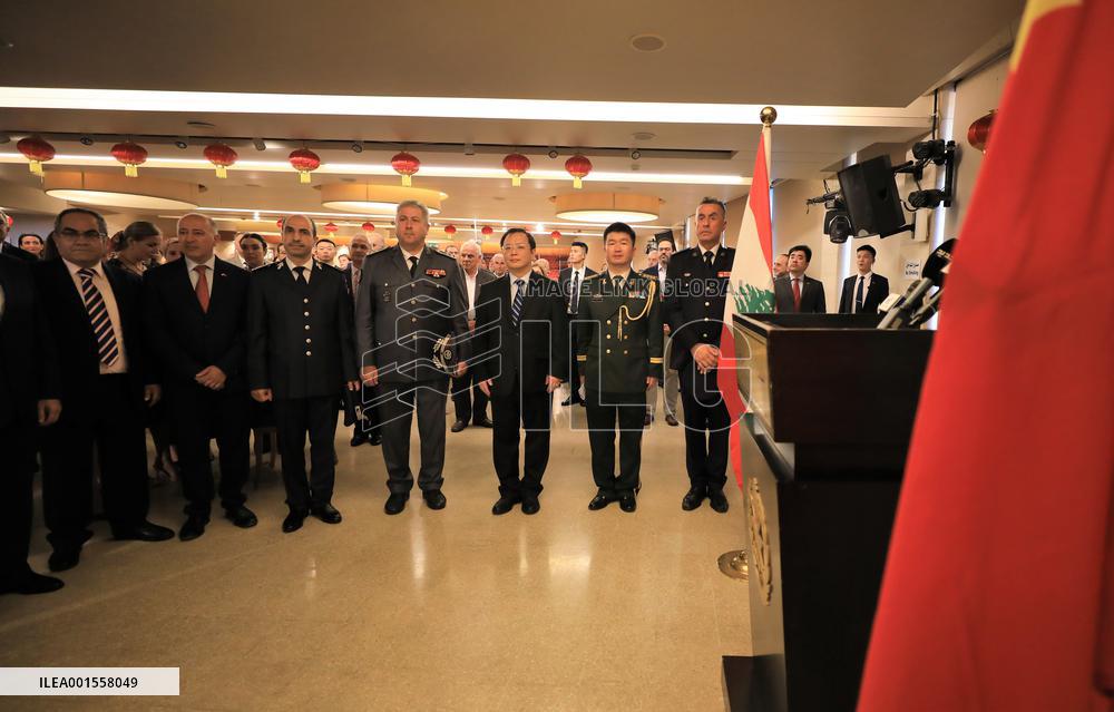 LEBANON-BEIRUT-CHINA-PLA-FOUNDING-ANNIVERSARY-RECEPTION