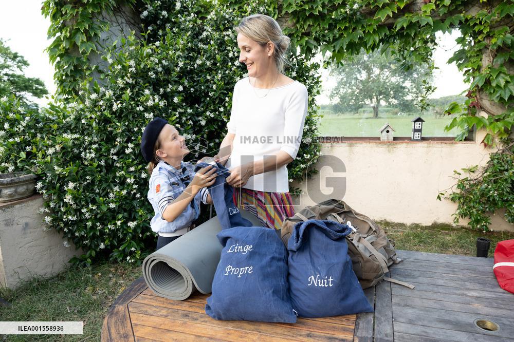 Exclusive - Prince Jean d’Orleans And Family Photo Session - France