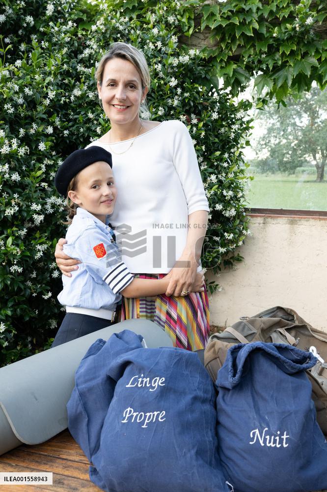 Exclusive - Prince Jean d’Orleans And Family Photo Session - France