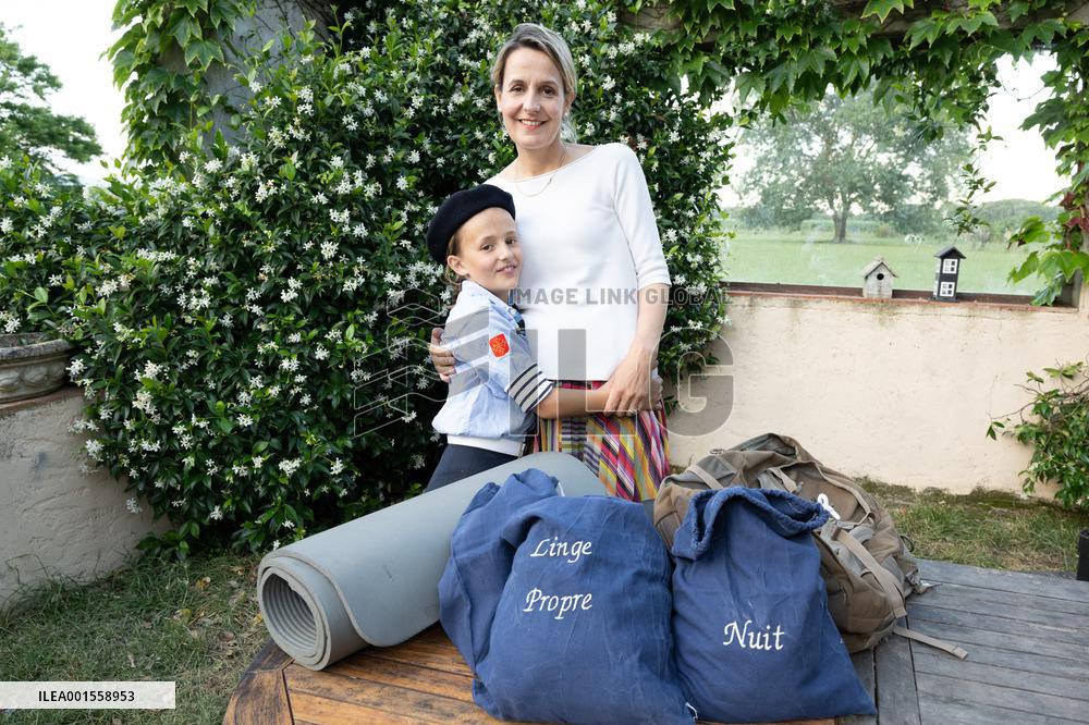 Exclusive - Prince Jean d’Orleans And Family Photo Session - France