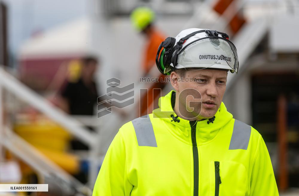 The bow ramp of the MS Estonia wreck