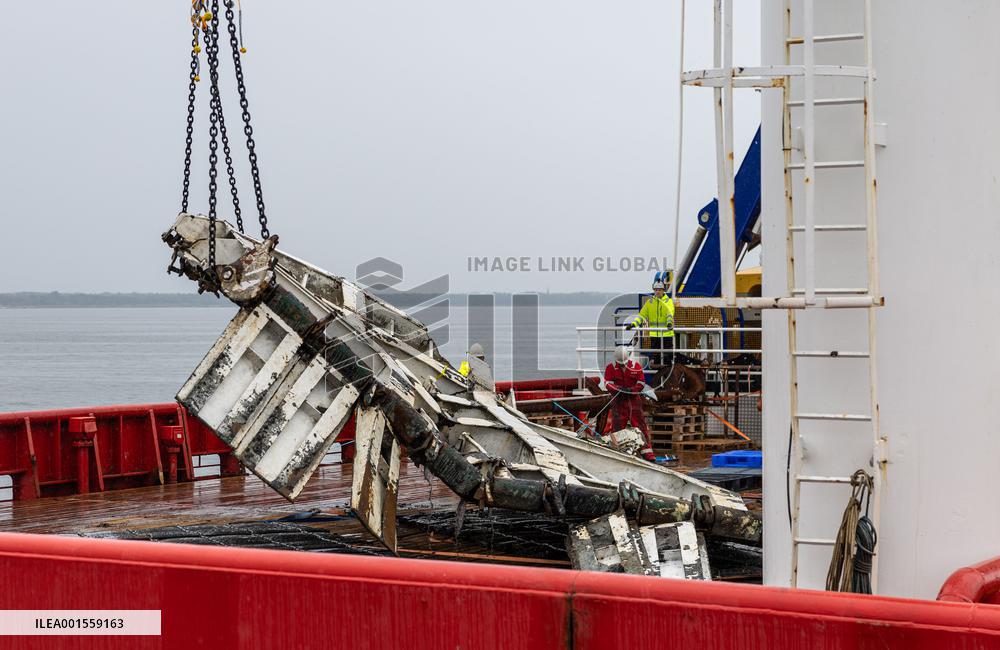 The bow ramp of the MS Estonia wreck