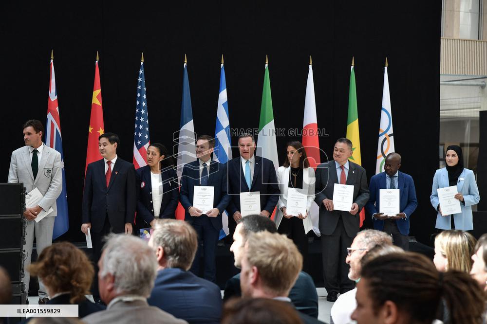 Paris 2024 - IOC Invitation Ceremony
