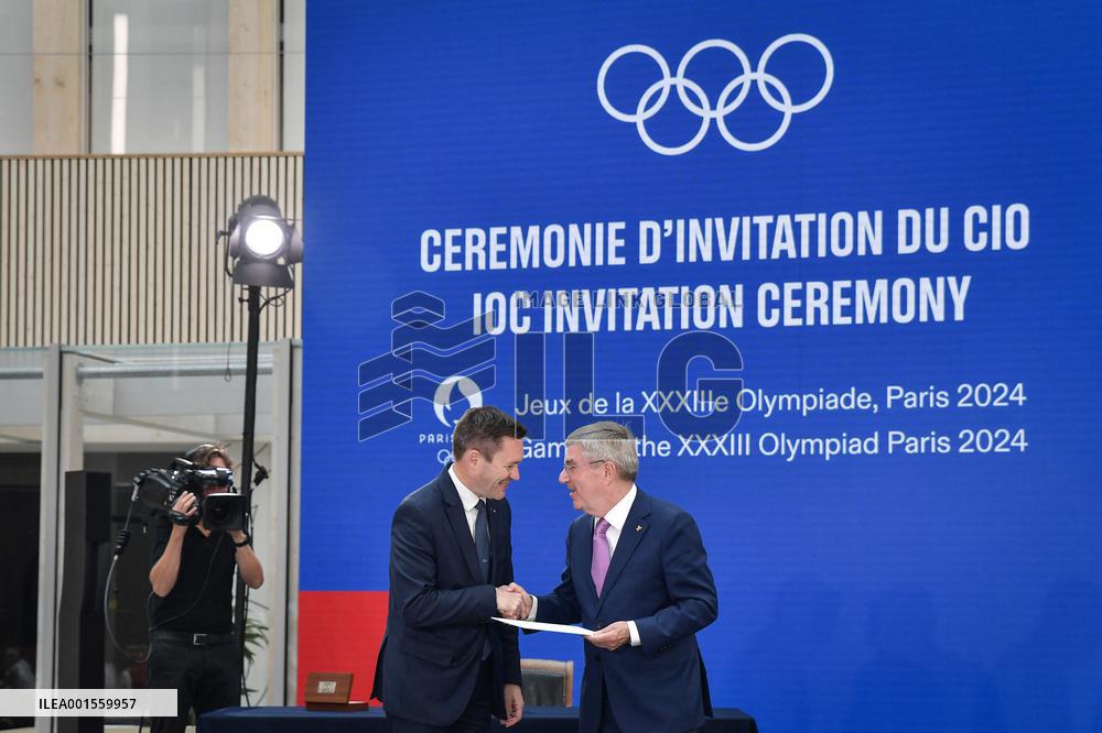 Paris 2024 - IOC Invitation Ceremony