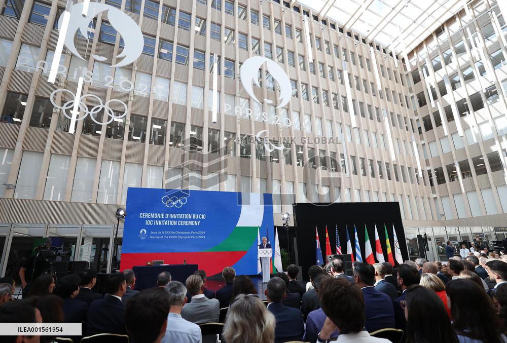 (SP)FRANCE-PARIS-OLYMPICS-COUNTDOWN CEREMONY