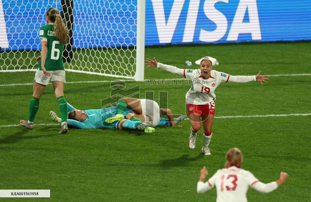 (SP)AUSTRALIA-PERTH-FIFA-2023 WOMEN'S WORLD CUP-GROUP B-CAN VS IRE