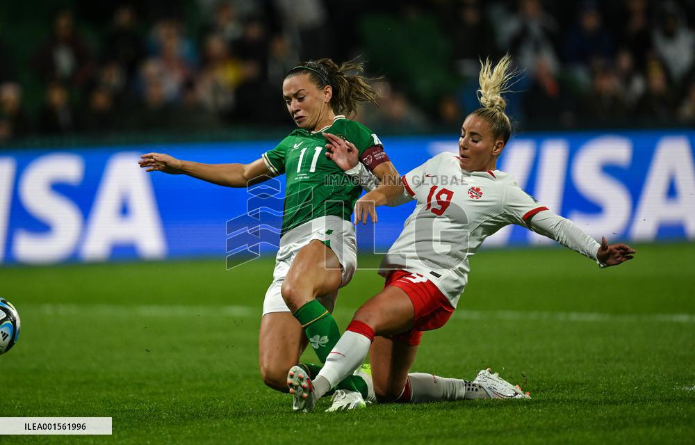 (SP)AUSTRALIA-PERTH-FIFA-2023 WOMEN'S WORLD CUP-GROUP B-CAN VS IRE