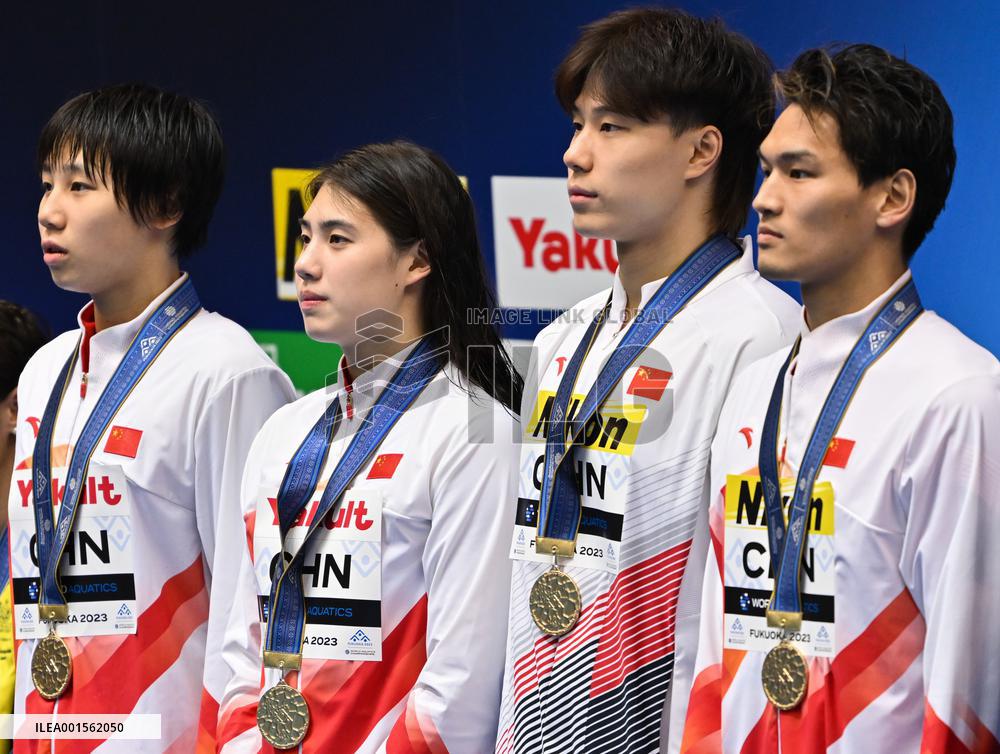 (SP)JAPAN-FUKUOKA-WORLD AQUATICS CHAMPIONSHIPS-SWIMMING-DAY 4