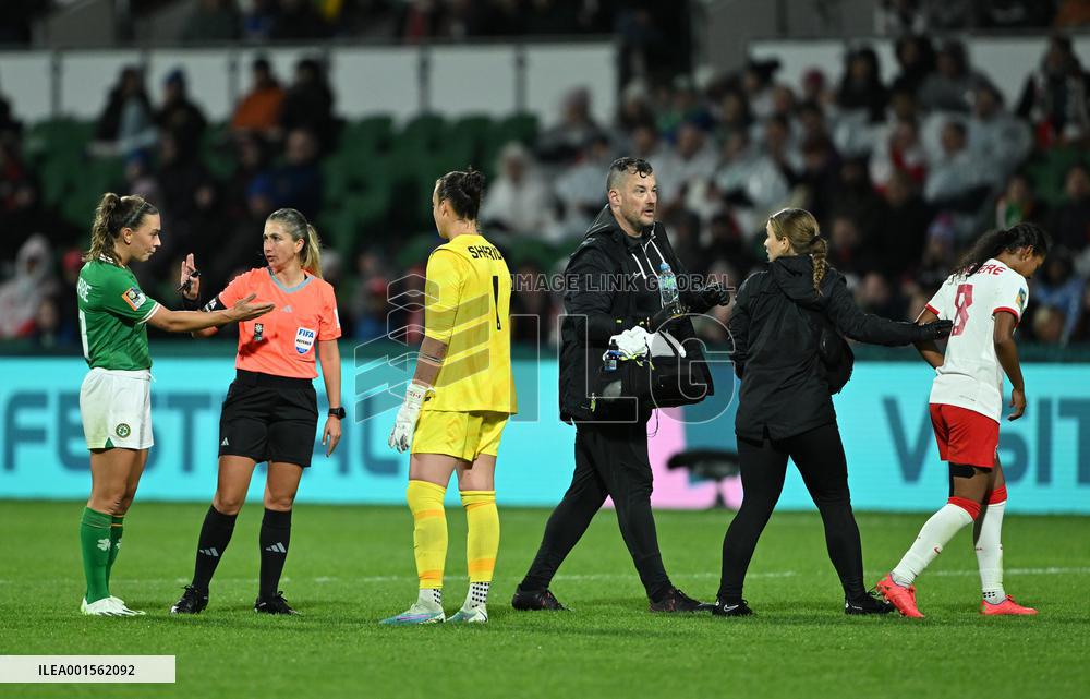 (SP)AUSTRALIA-PERTH-FIFA-2023 WOMEN'S WORLD CUP-GROUP B-CAN VS IRE