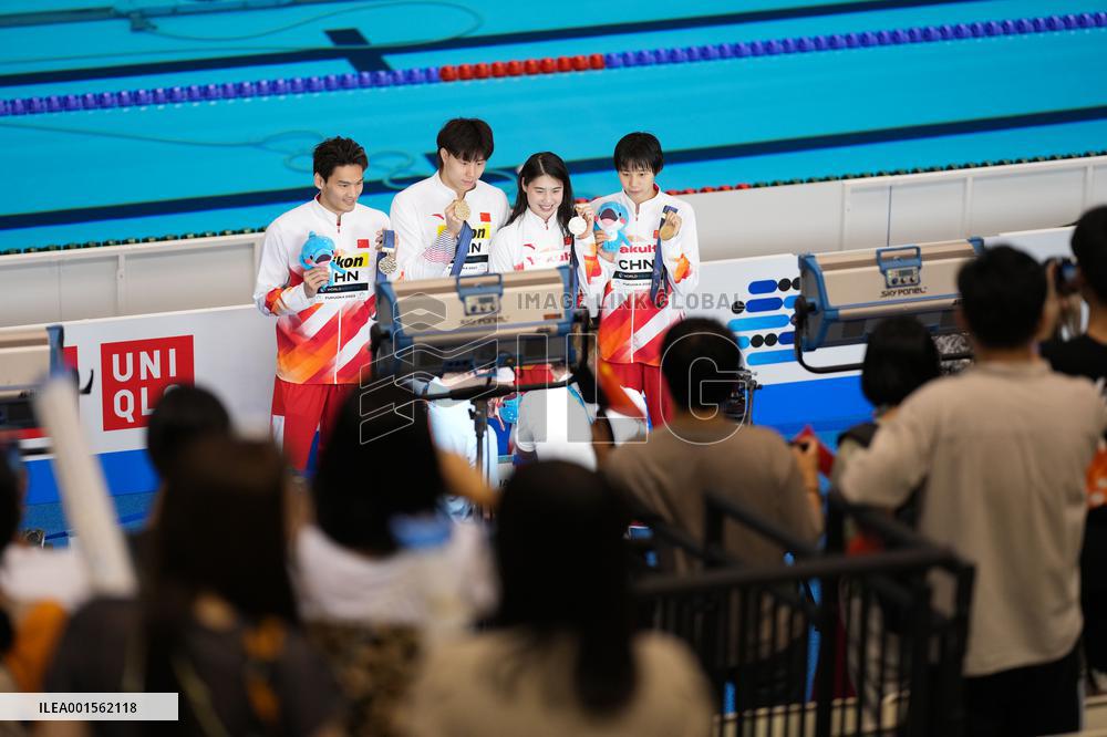 (SP)JAPAN-FUKUOKA-WORLD AQUATICS CHAMPIONSHIPS-SWIMMING-DAY 4