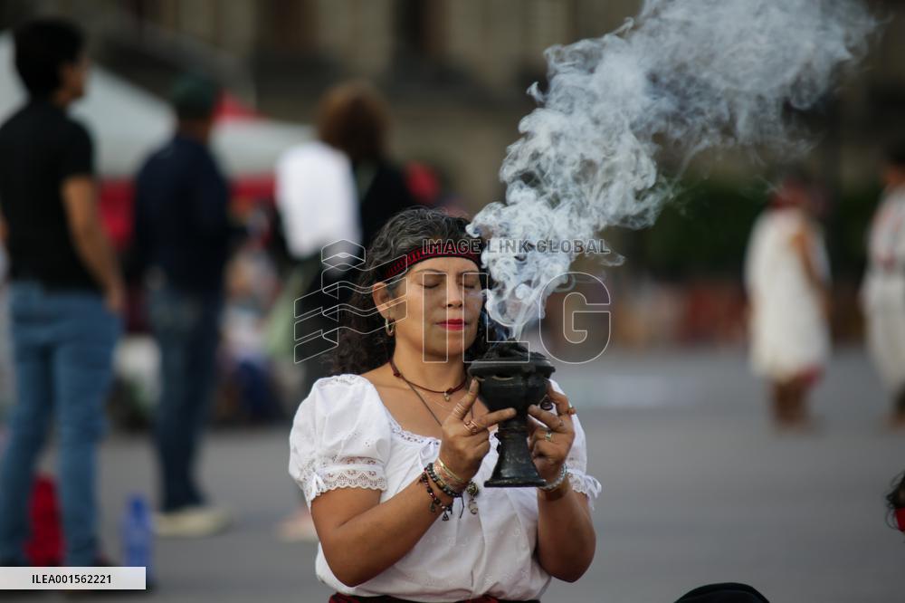 MEXICO-MEXICO CITY-TENOCHTITLAN FOUNDATION-ANNIVERSARY