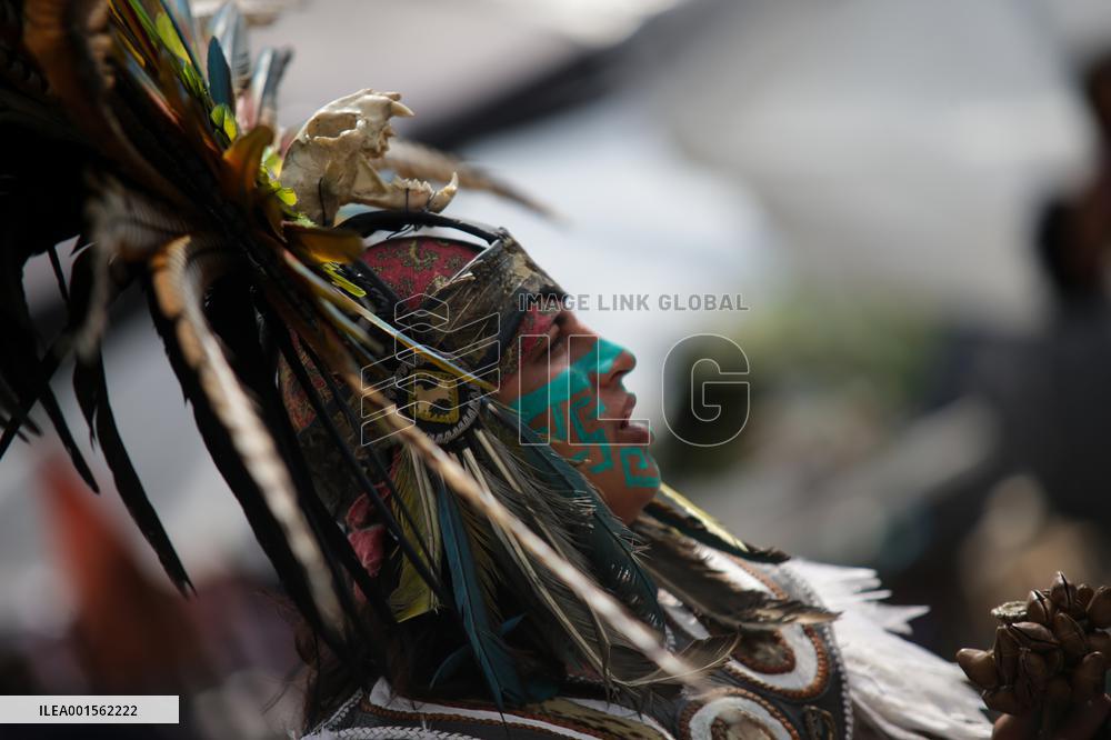 MEXICO-MEXICO CITY-TENOCHTITLAN FOUNDATION-ANNIVERSARY