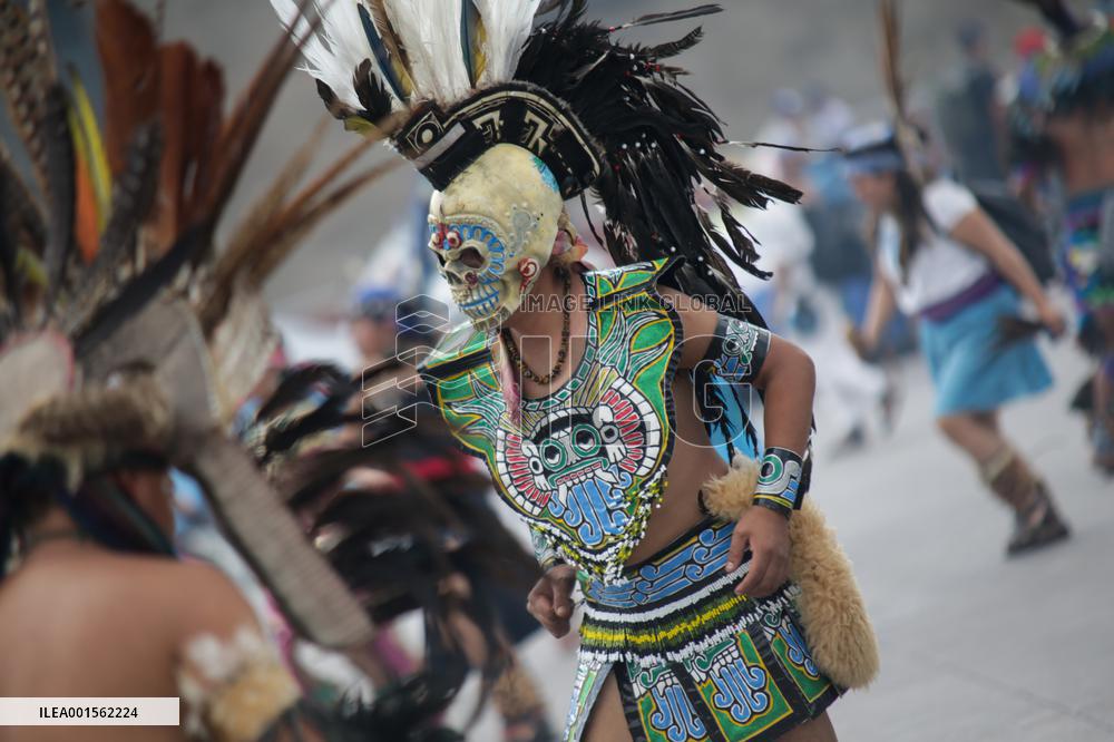 MEXICO-MEXICO CITY-TENOCHTITLAN FOUNDATION-ANNIVERSARY