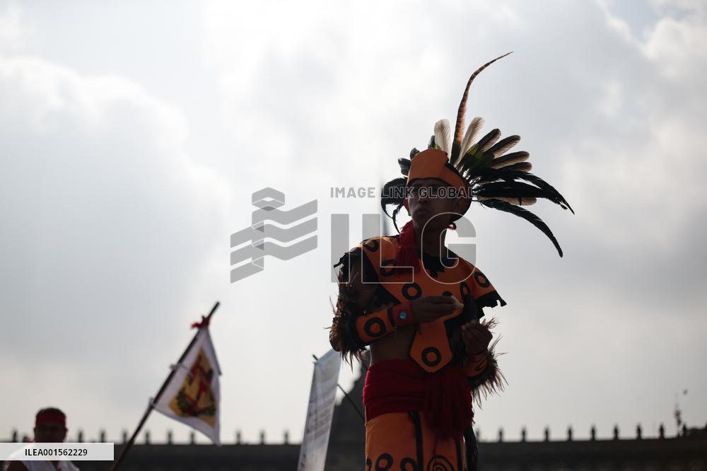 MEXICO-MEXICO CITY-TENOCHTITLAN FOUNDATION-ANNIVERSARY