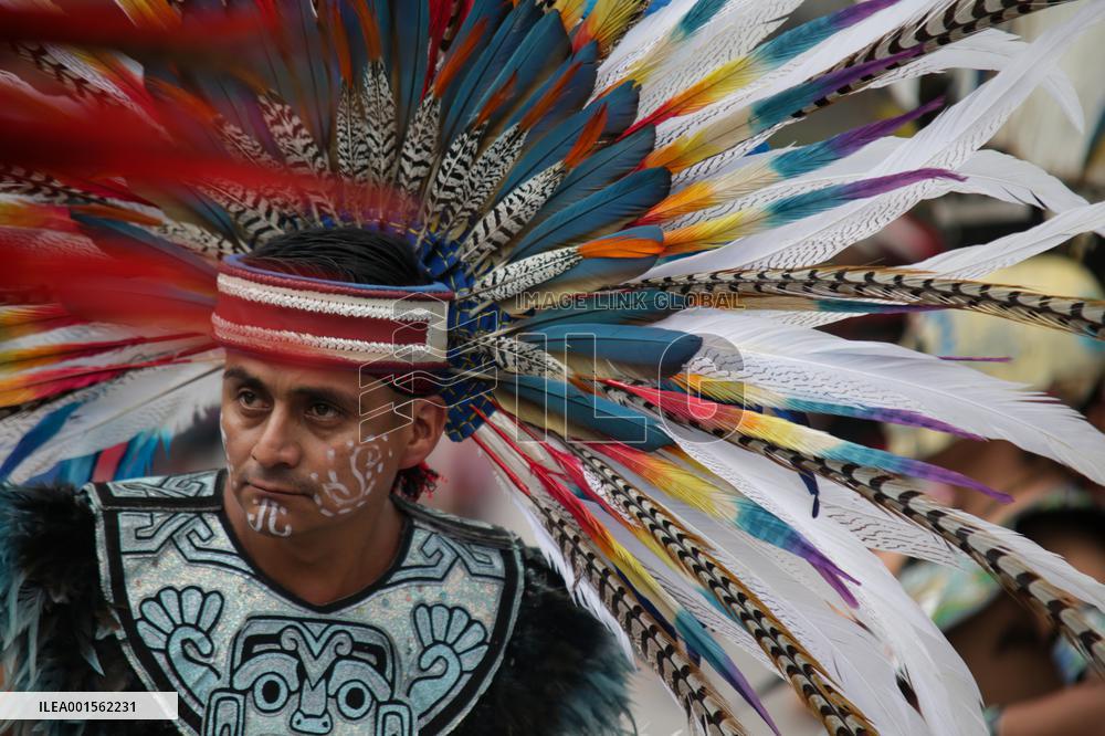 MEXICO-MEXICO CITY-TENOCHTITLAN FOUNDATION-ANNIVERSARY