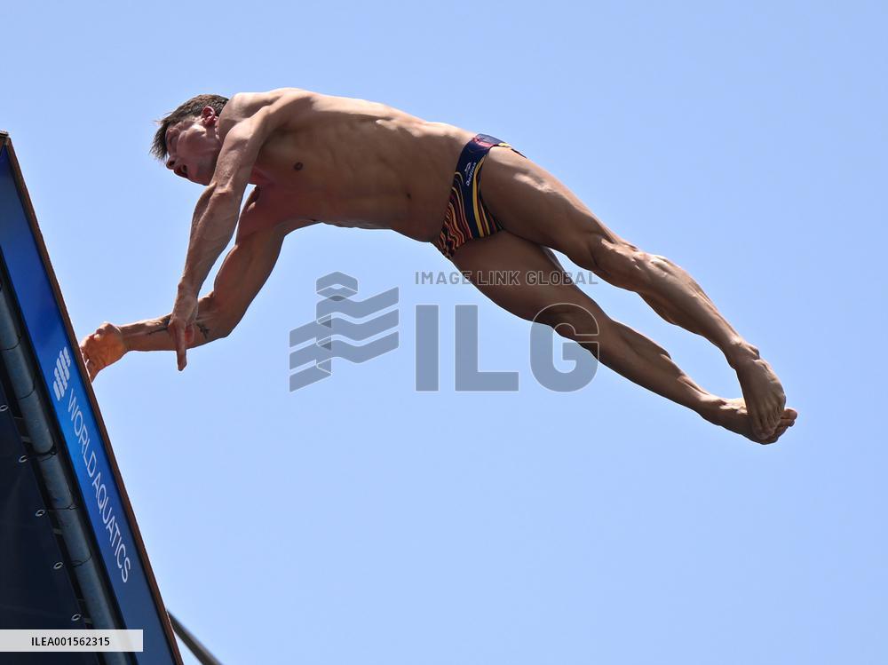 (SP)JAPAN-FUKUOKA-WORLD AQUATICS CHAMPIONSHIPS-HIGH DIVING-MEN