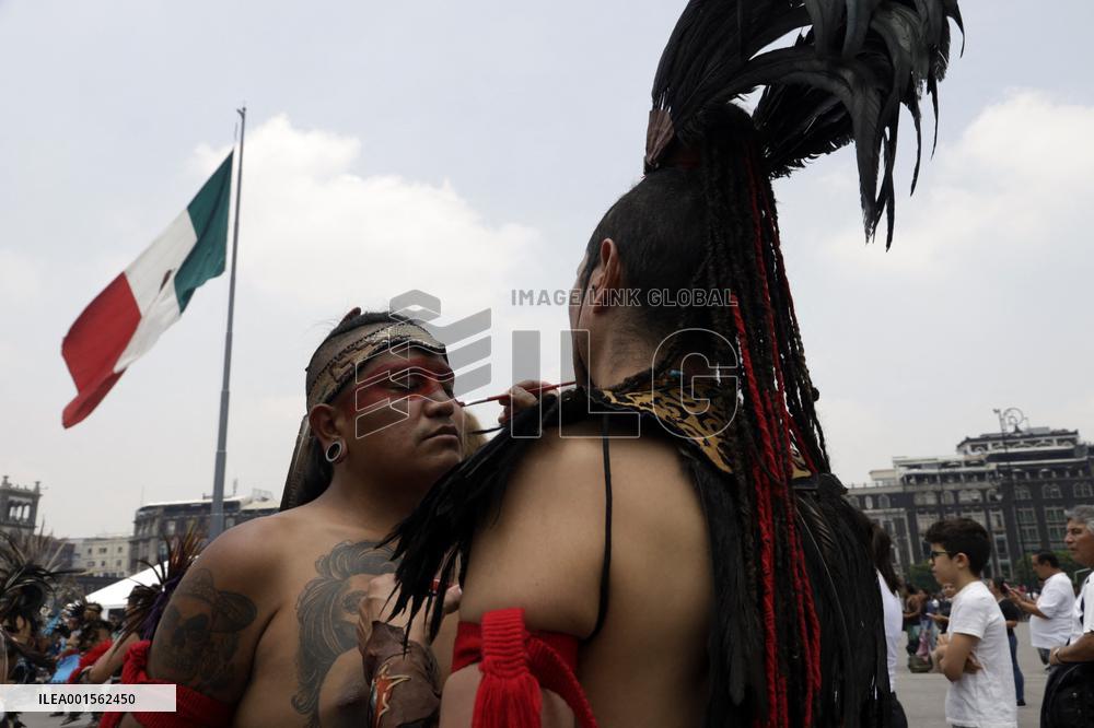 698th Anniversary Of The Foundation Of Tenochtitlan - Mexico City