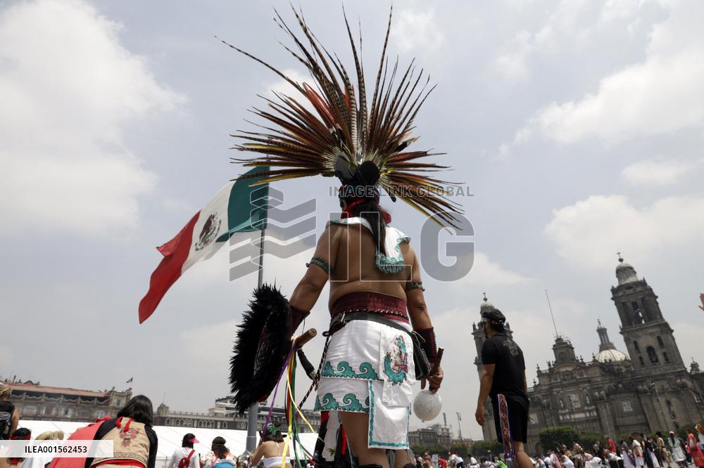 698th Anniversary Of The Foundation Of Tenochtitlan - Mexico City