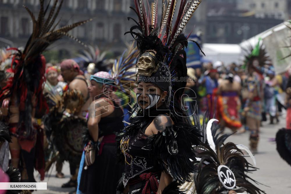 698th Anniversary Of The Foundation Of Tenochtitlan - Mexico City