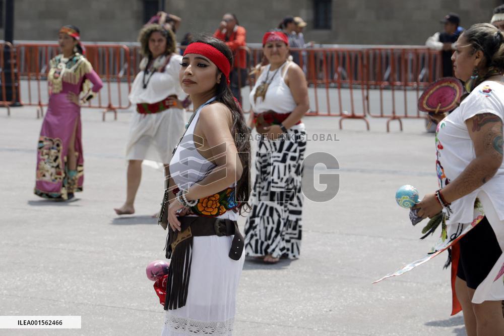 698th Anniversary Of The Foundation Of Tenochtitlan - Mexico City