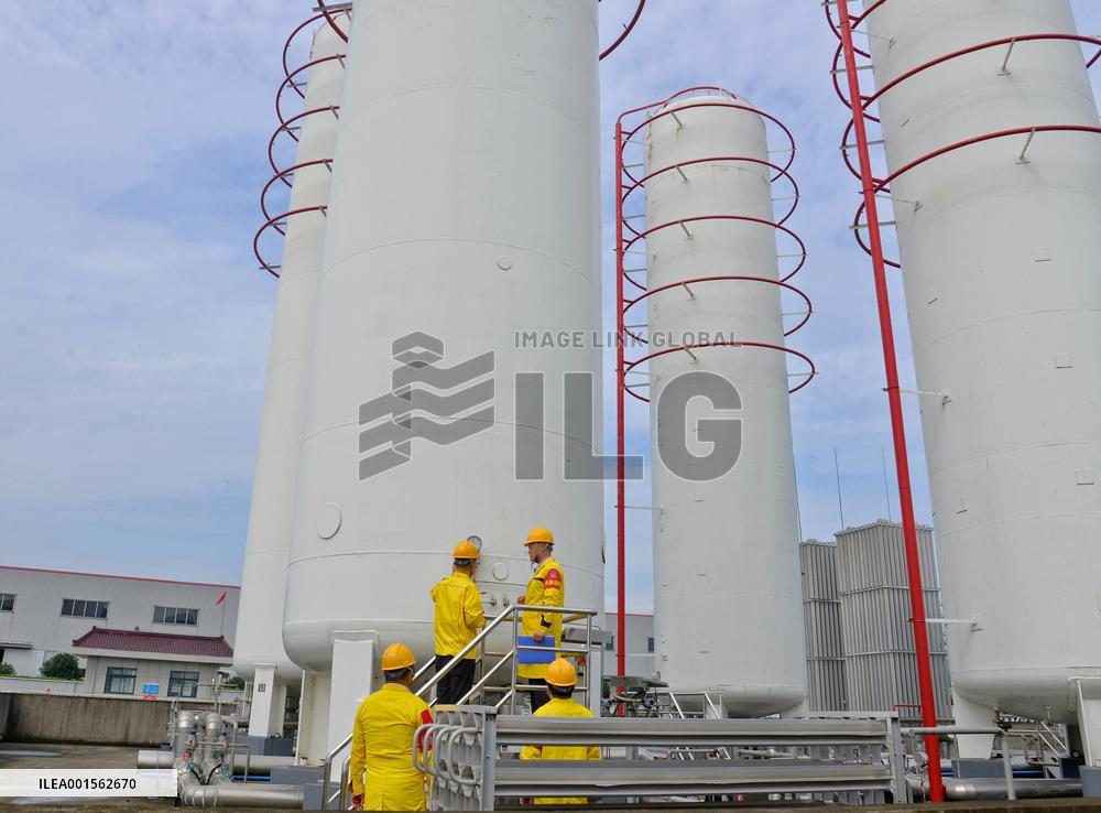 Gas Station Safety Inspection in Haian, China