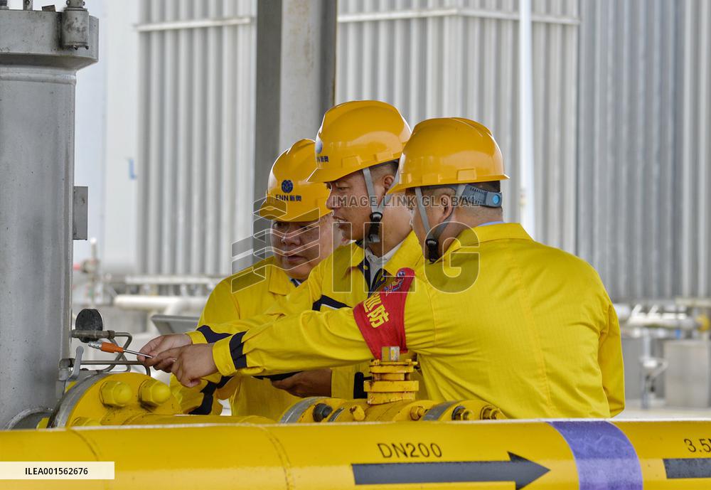 Gas Station Safety Inspection in Haian, China