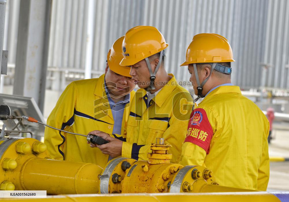 Gas Station Safety Inspection in Haian, China