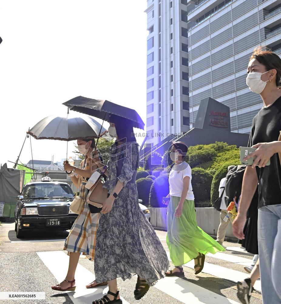 Summer heat in Japan