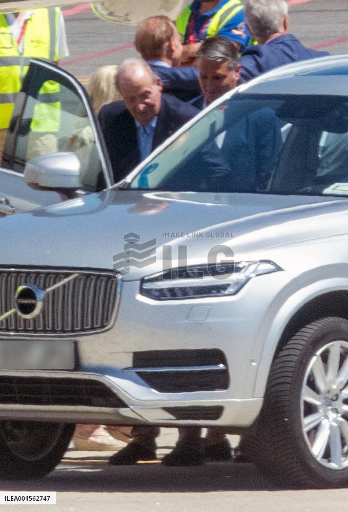 King Juan Carlos Arrives In Vigo