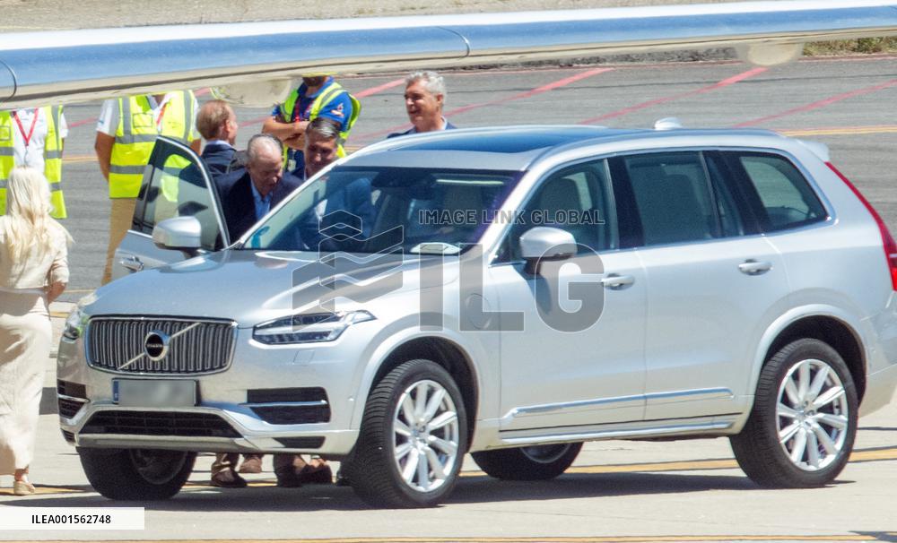 King Juan Carlos Arrives In Vigo