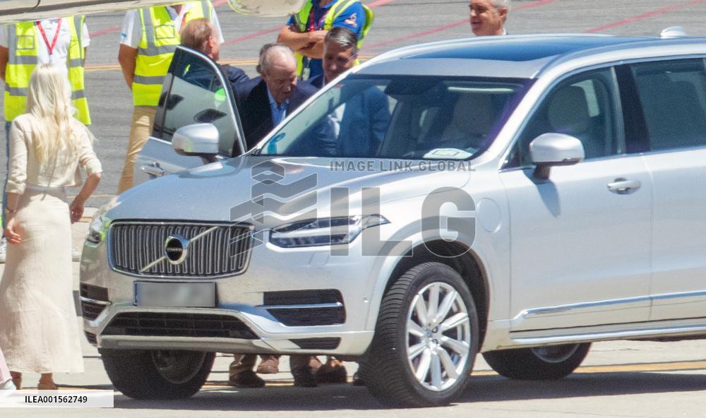 King Juan Carlos Arrives In Vigo