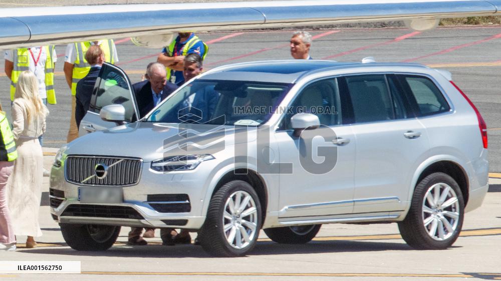 King Juan Carlos Arrives In Vigo