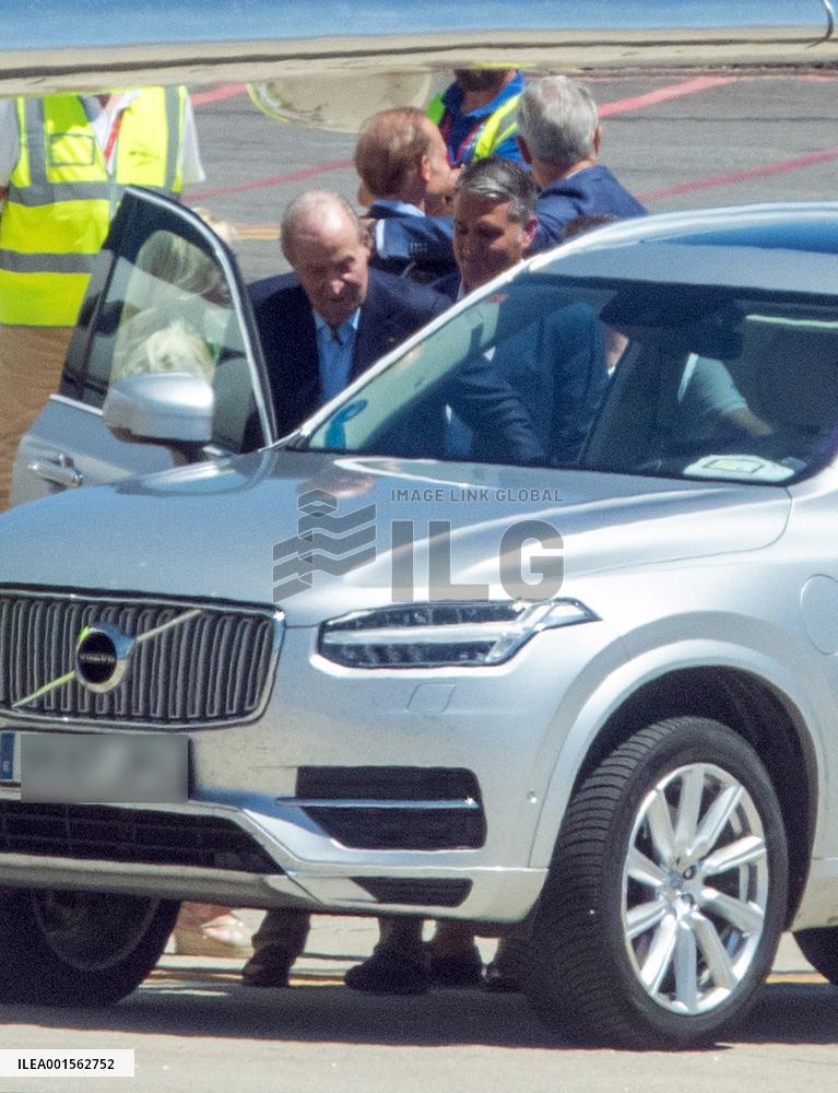 King Juan Carlos Arrives In Vigo