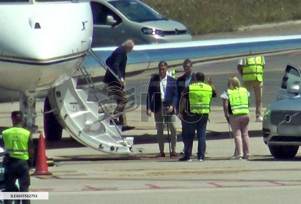 King Juan Carlos Arrives In Vigo