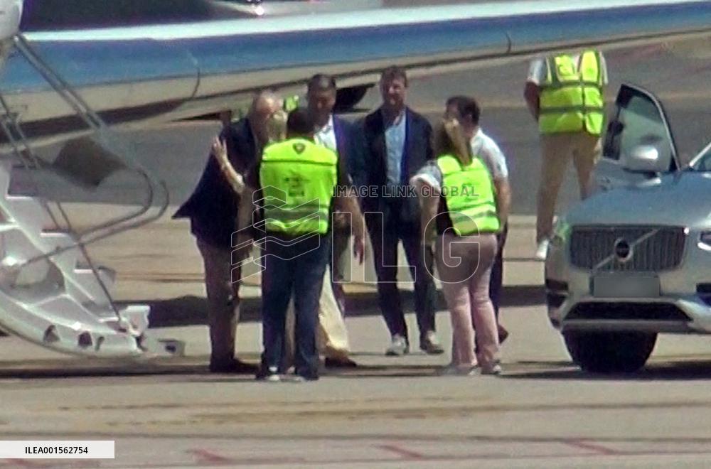 King Juan Carlos Arrives In Vigo
