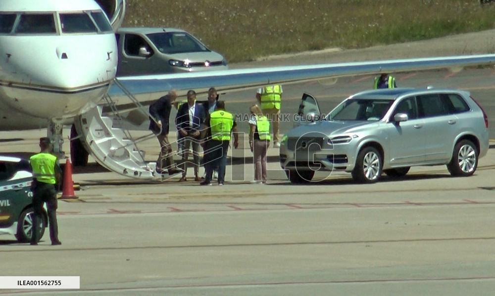 King Juan Carlos Arrives In Vigo