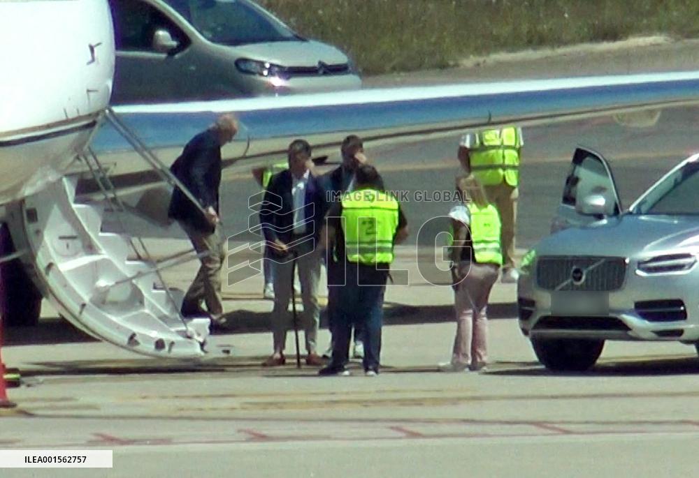 King Juan Carlos Arrives In Vigo