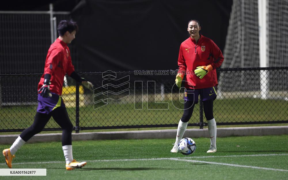(SP)AUSTRALIA-ADELAIDE-2023 FIFA WOMEN'S WORLD CUP-GROUP D-TEAM CHINA-TRAINING