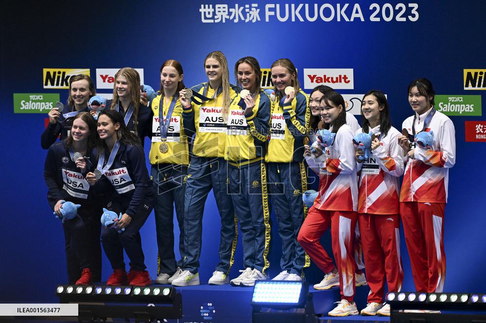 (SP)JAPAN-FUKUOKA-WORLD AQUATICS CHAMPIONSHIPS-SWIMMING-DAY 5