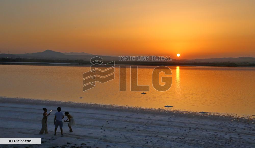 CYPRUS-LARNACA-SALT LAKE-SCENERY