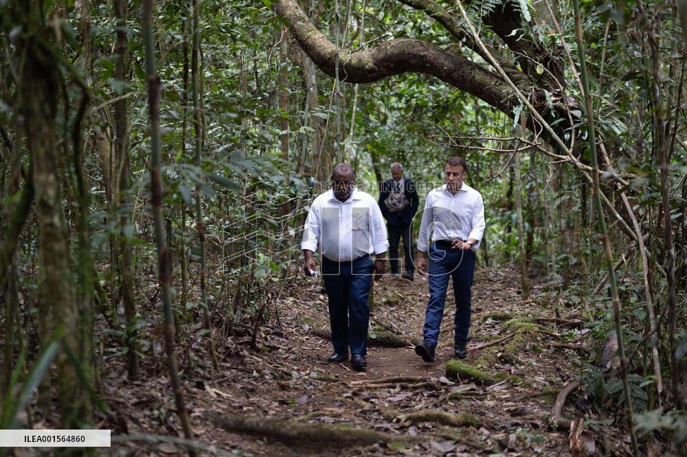 Macron Visits The Varirata National Park Forest - Papua New Guinea