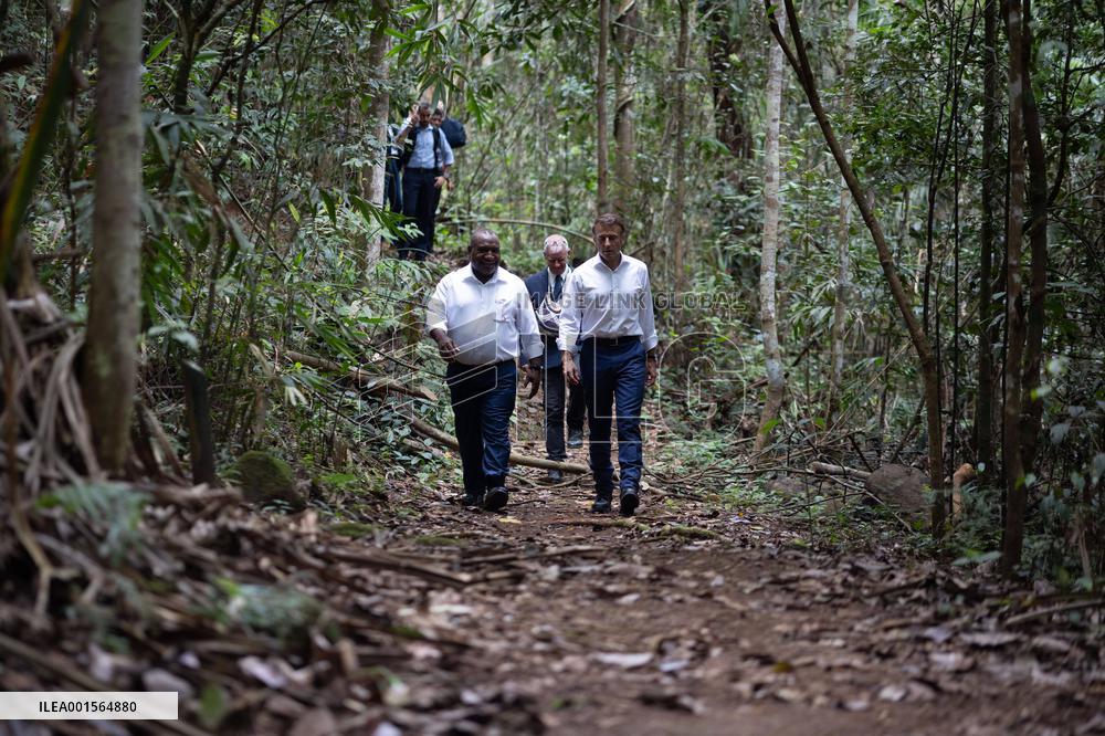 Macron Visits The Varirata National Park Forest - Papua New Guinea